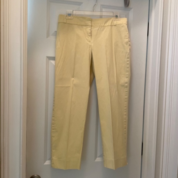 Talbots cropped pants, 4, yellow - Picture 1 of 15